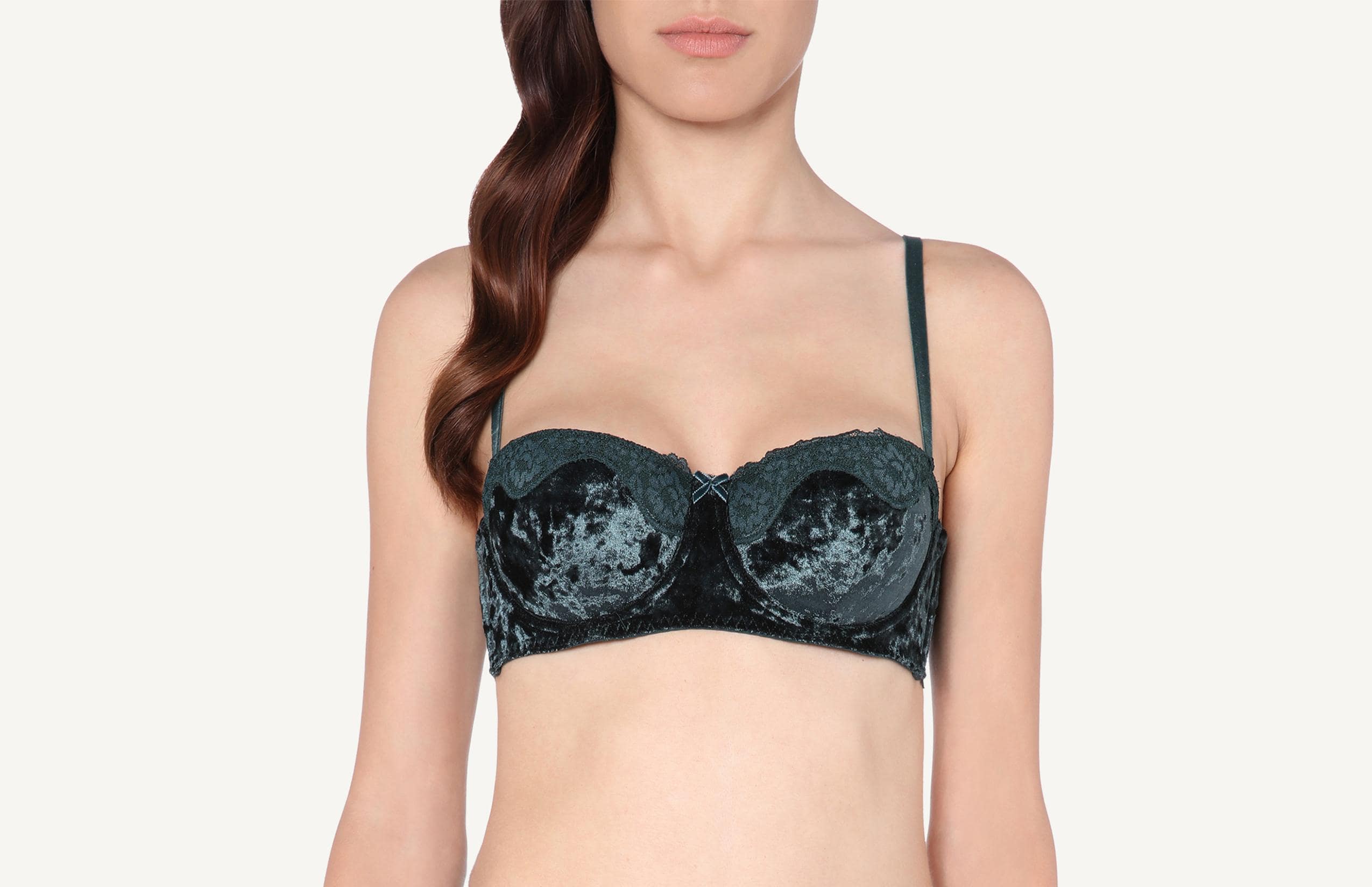 sutiã balconet jessica velvet touch - verde