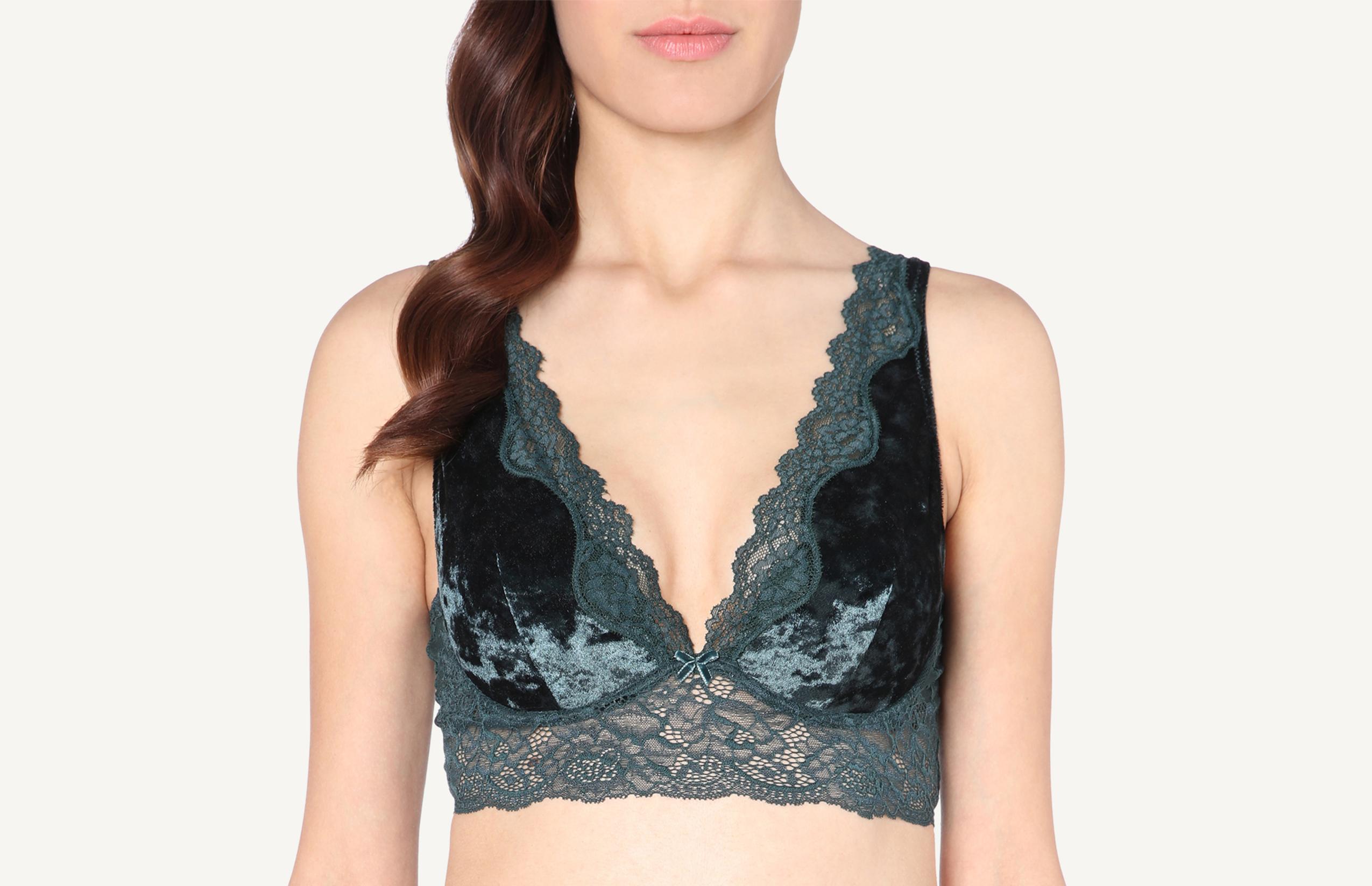 sutiã balconet eleonora velvet touch - verde