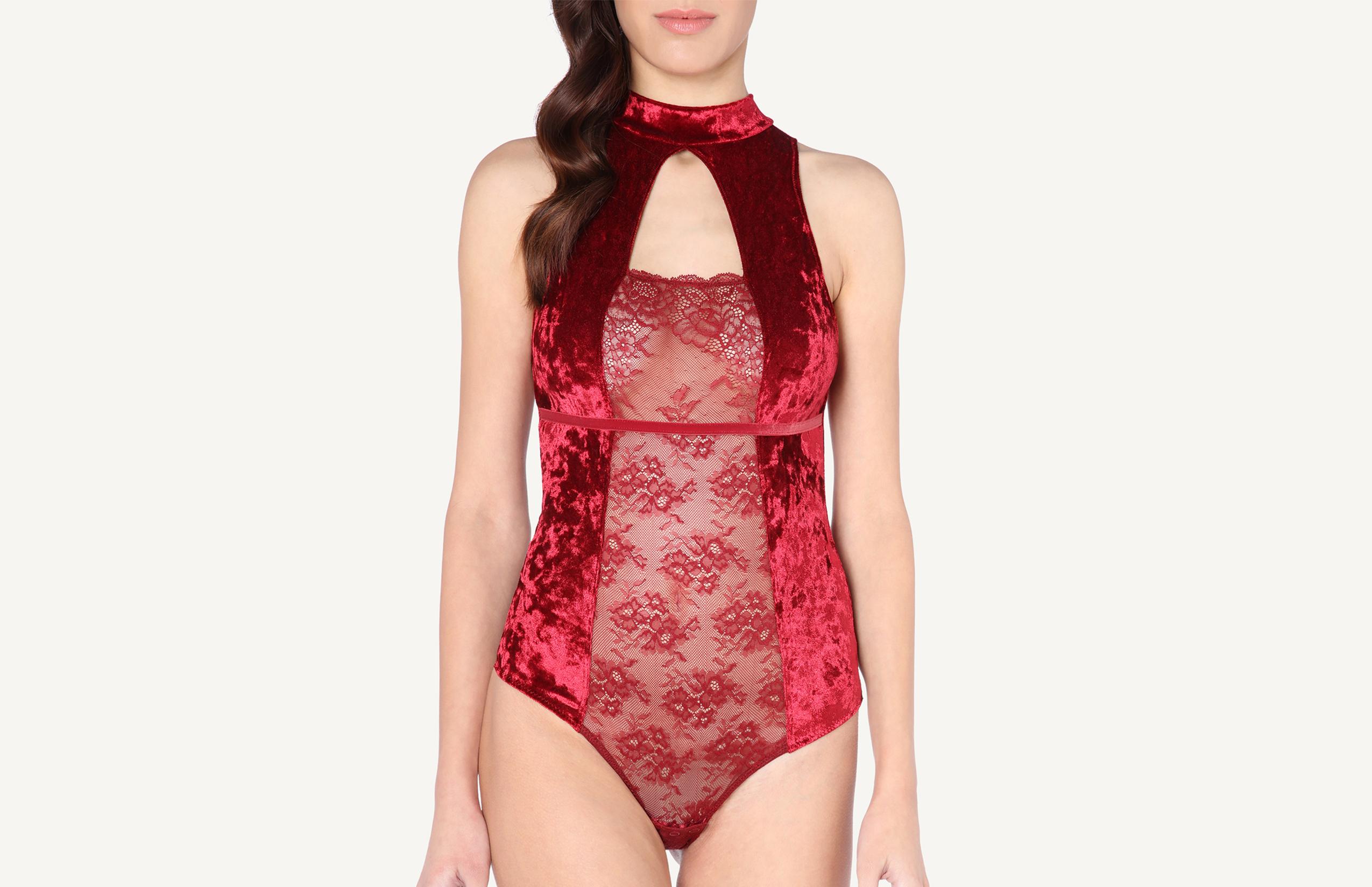 body velvet touch - vermelho
