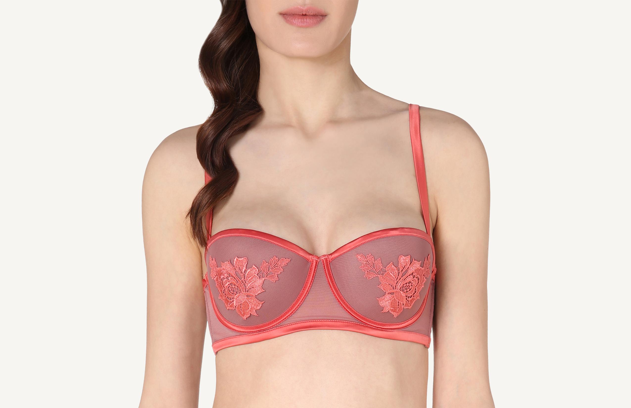 sutiã balconet jessica sexy flowers - rosa