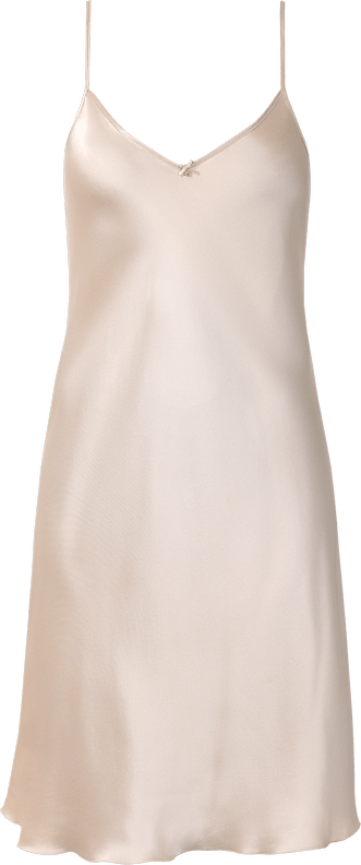 camisola de alcas finas em seda - off-white