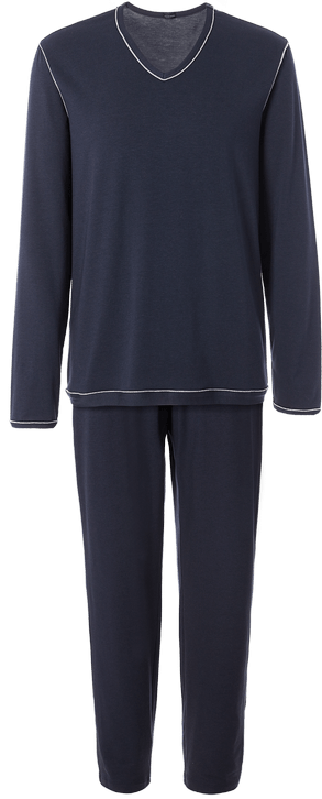 pijama em modal - azul