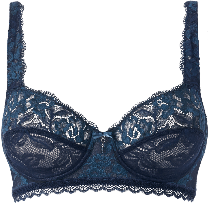 sutiã balconet pretty lady daniela - azul