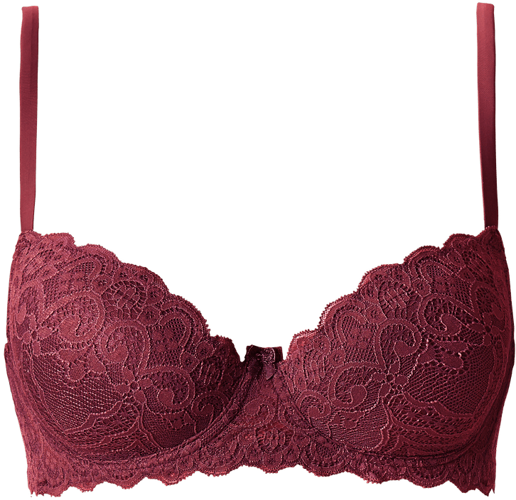 sutiã balconet sofia meia taça com aro em renda - vermelho