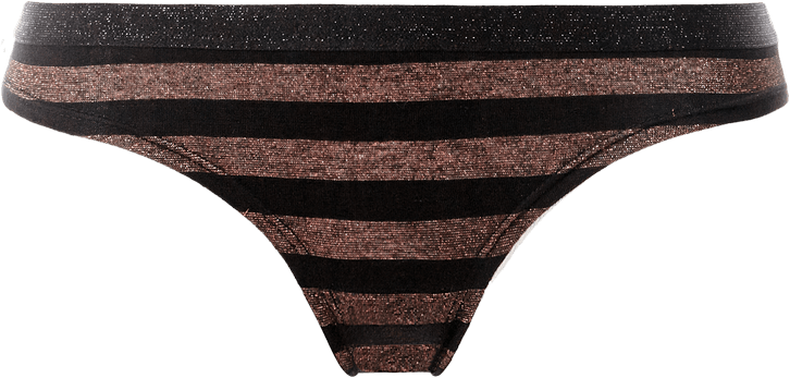 tanga as riscas shiny jersey - preto