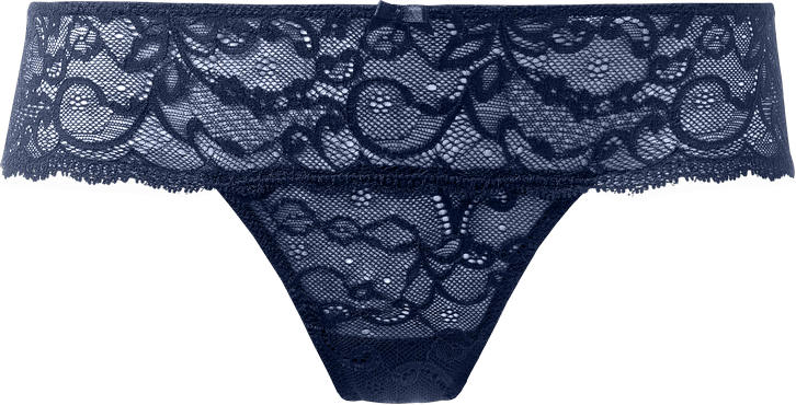 tanga em renda - azul