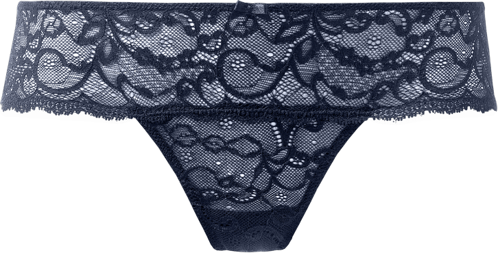 tanga em renda - azul