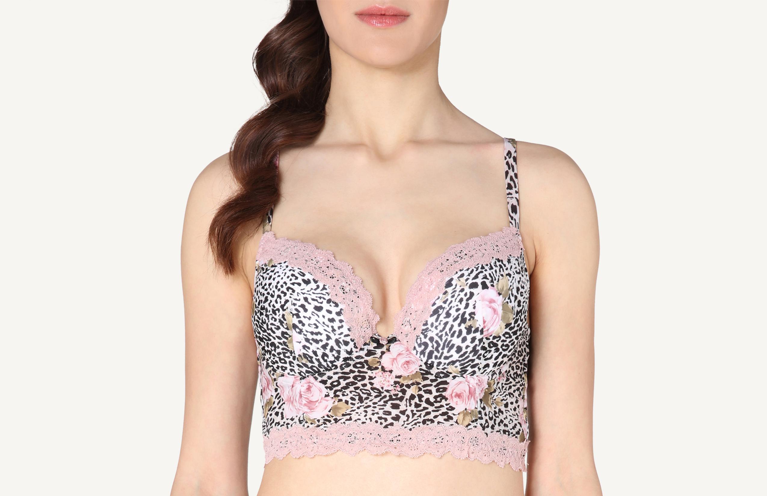 irina bustier romantic animalier - animal print