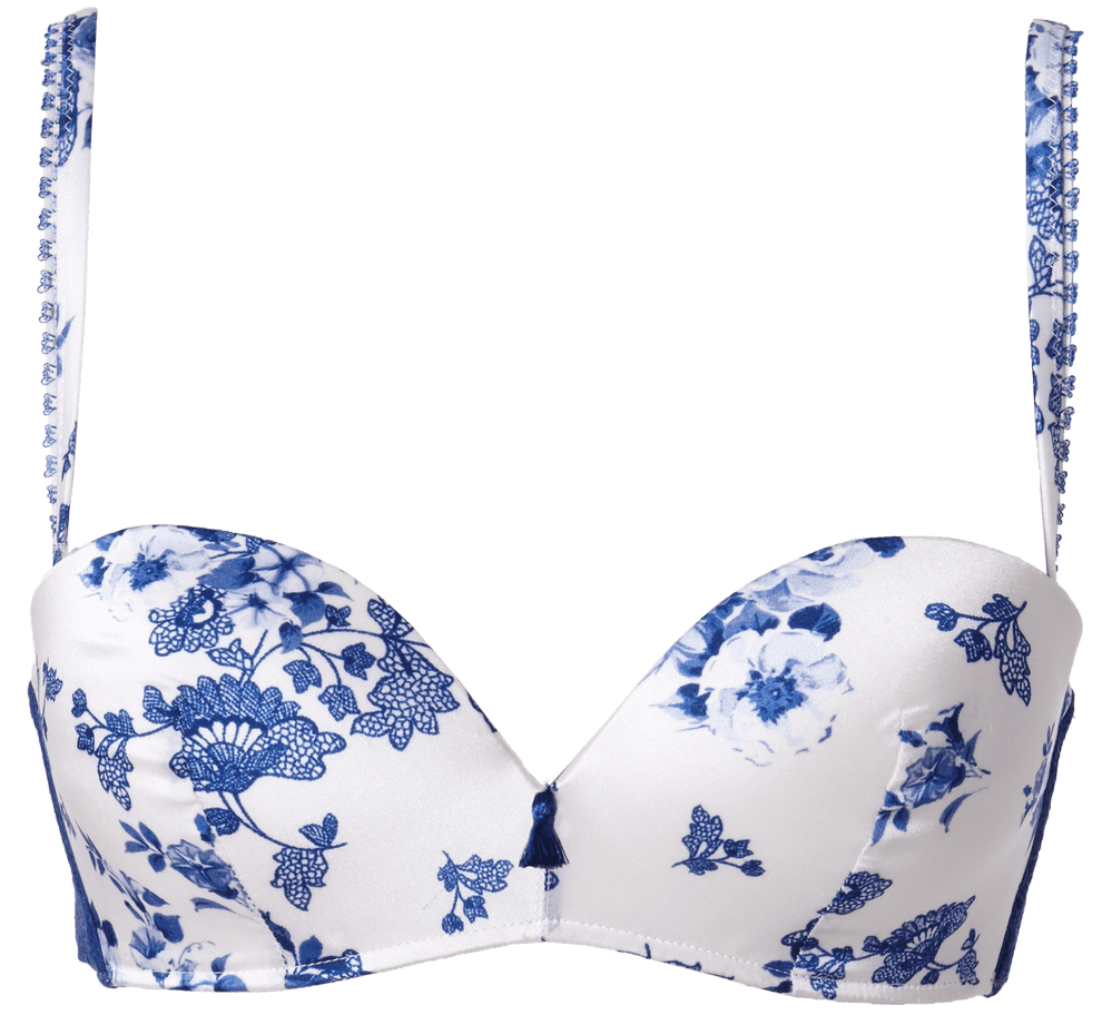 sutiã push-up one day in santorini manuela tomara-que-caia - estampado