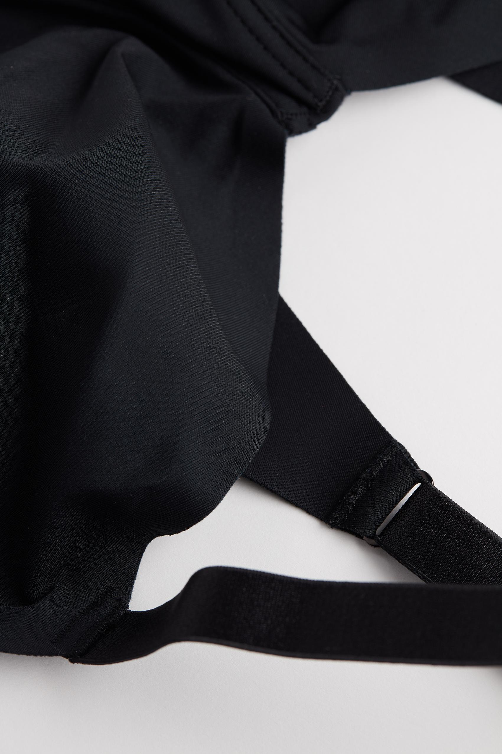 sutiã balconet clara em microfibra - preto