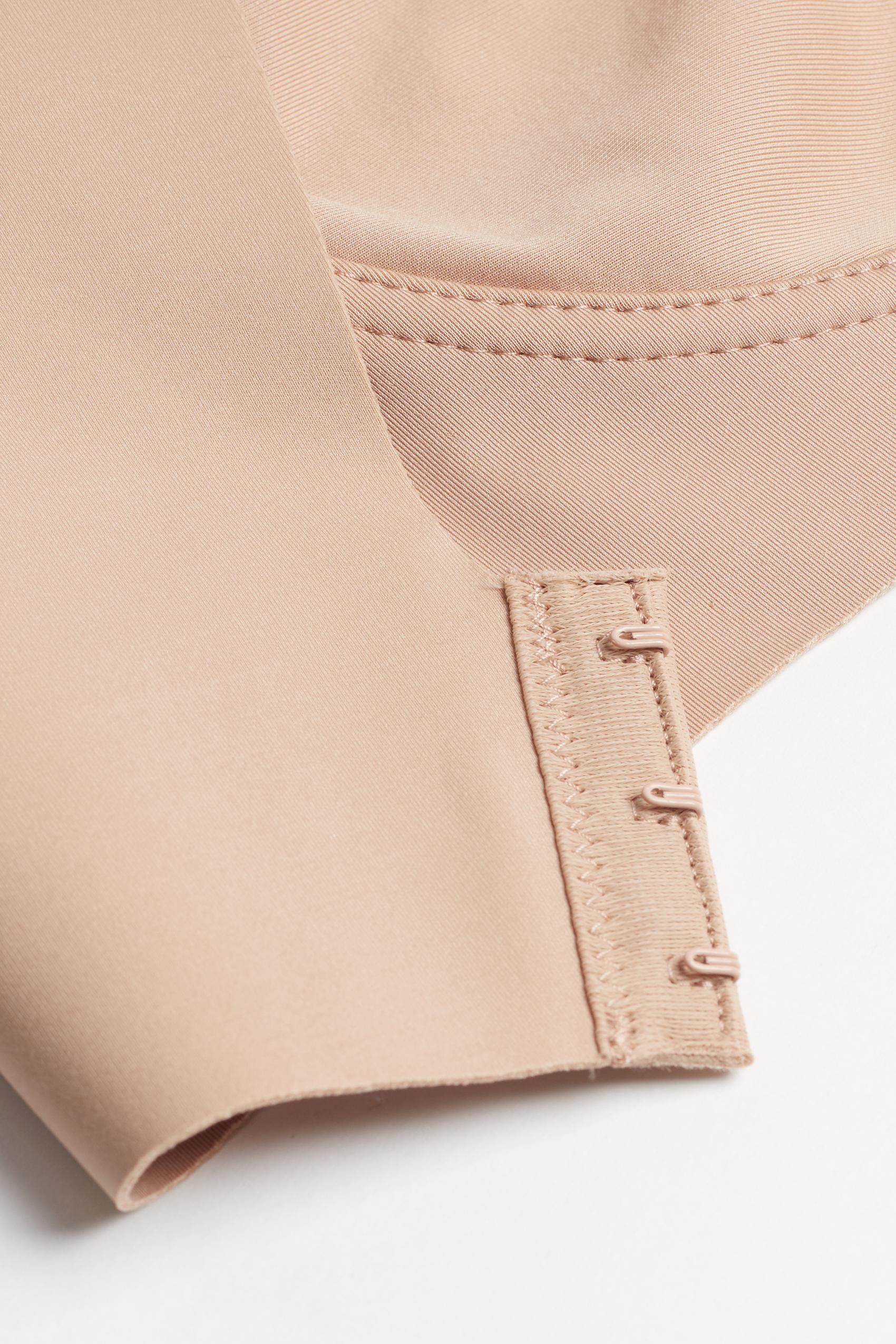 sutiã balconet clara em microfibra - bege