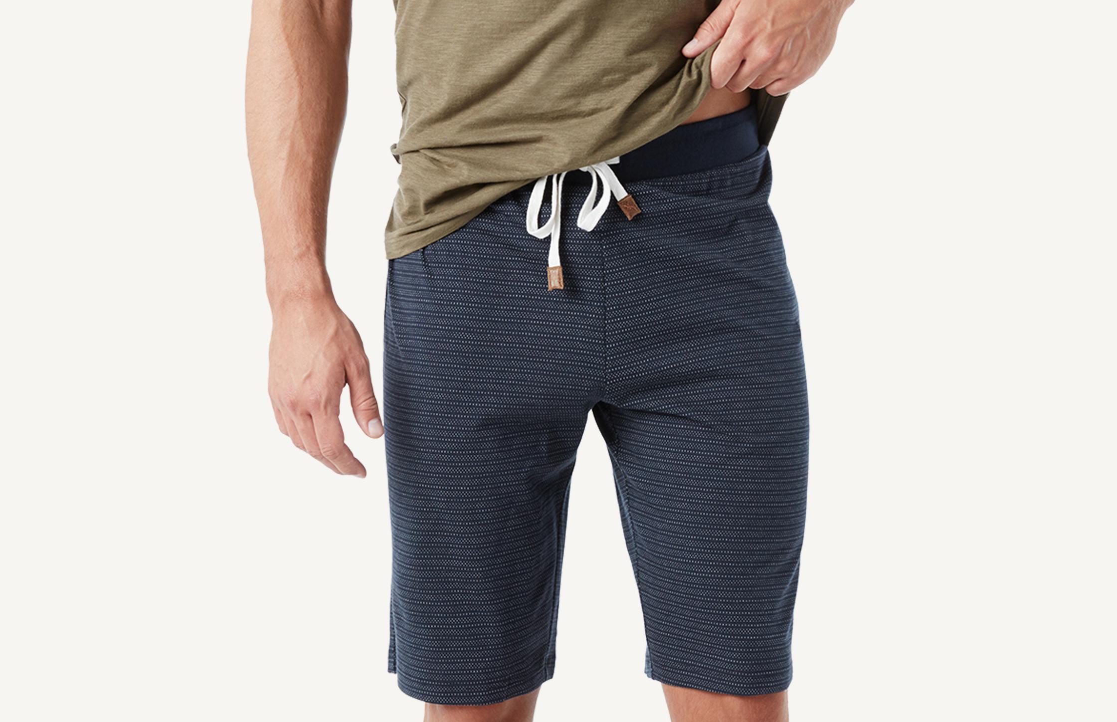 pijama masculino curto com camiseta serafino - marrom