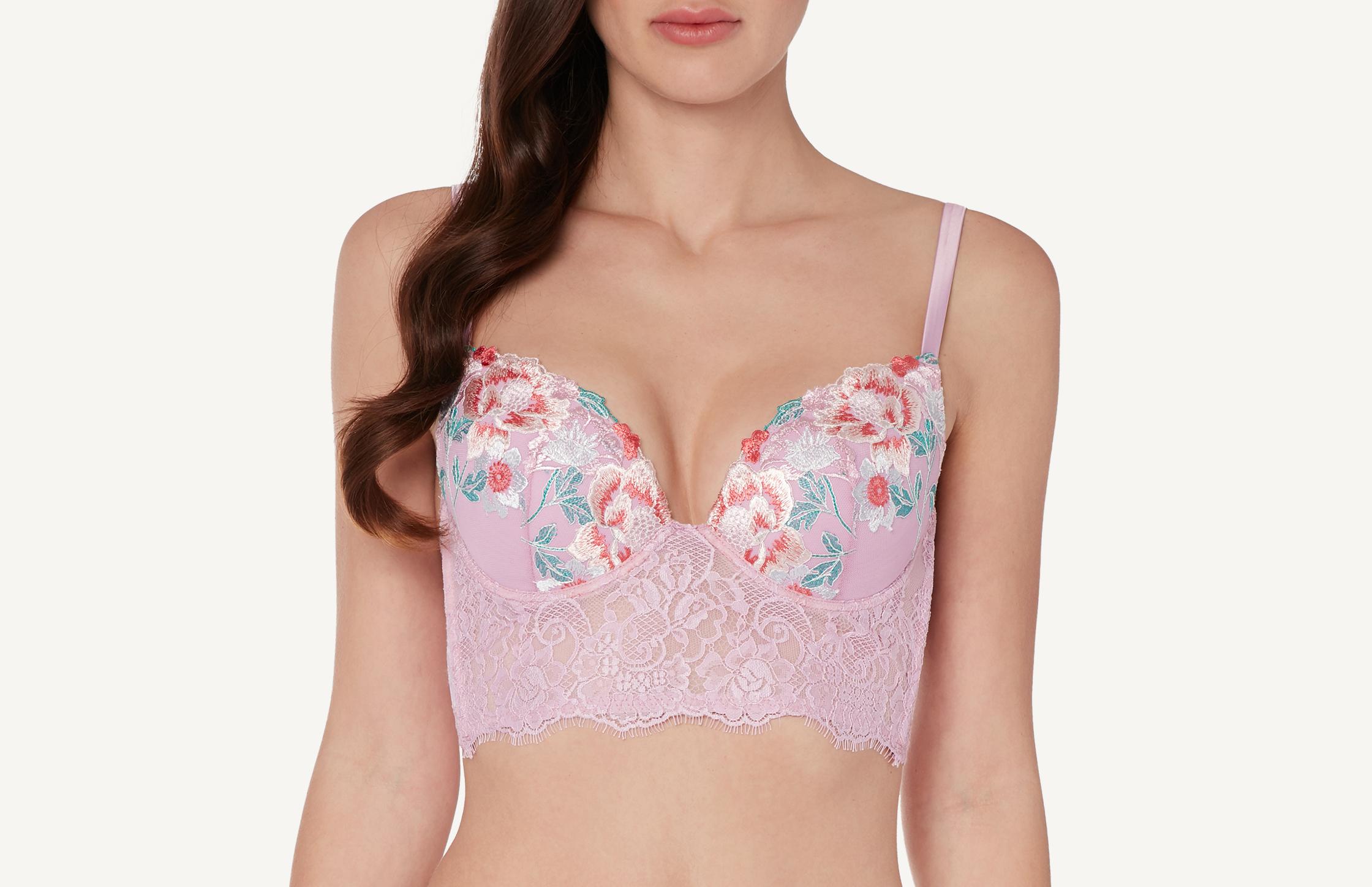 sutiã balconet irina oriental journey - rosa