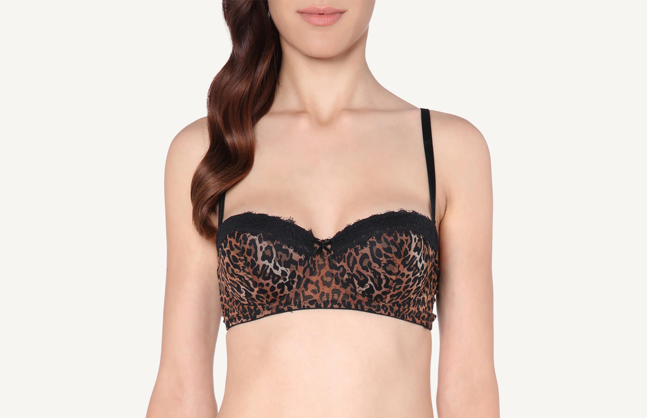 sutiã balconet jessica chic sauvage - animal print