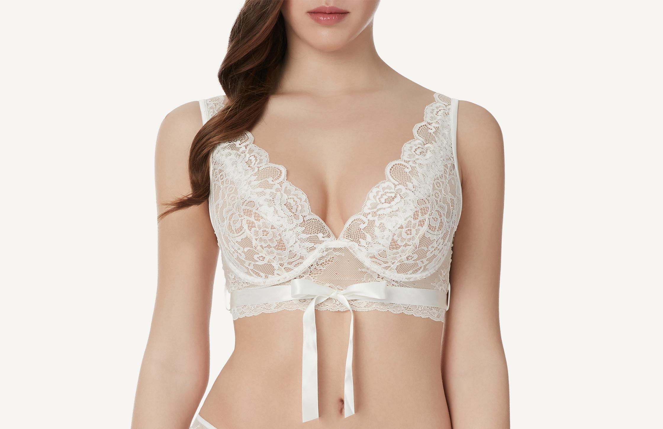 sutiã balconet eleonora com aro romantic ballerina - off-white