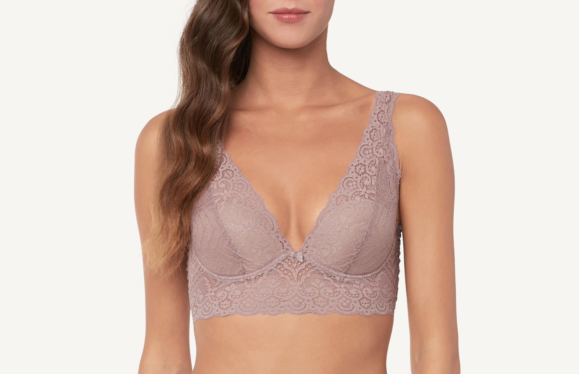 sutiã eleonora com aro em renda - rosa