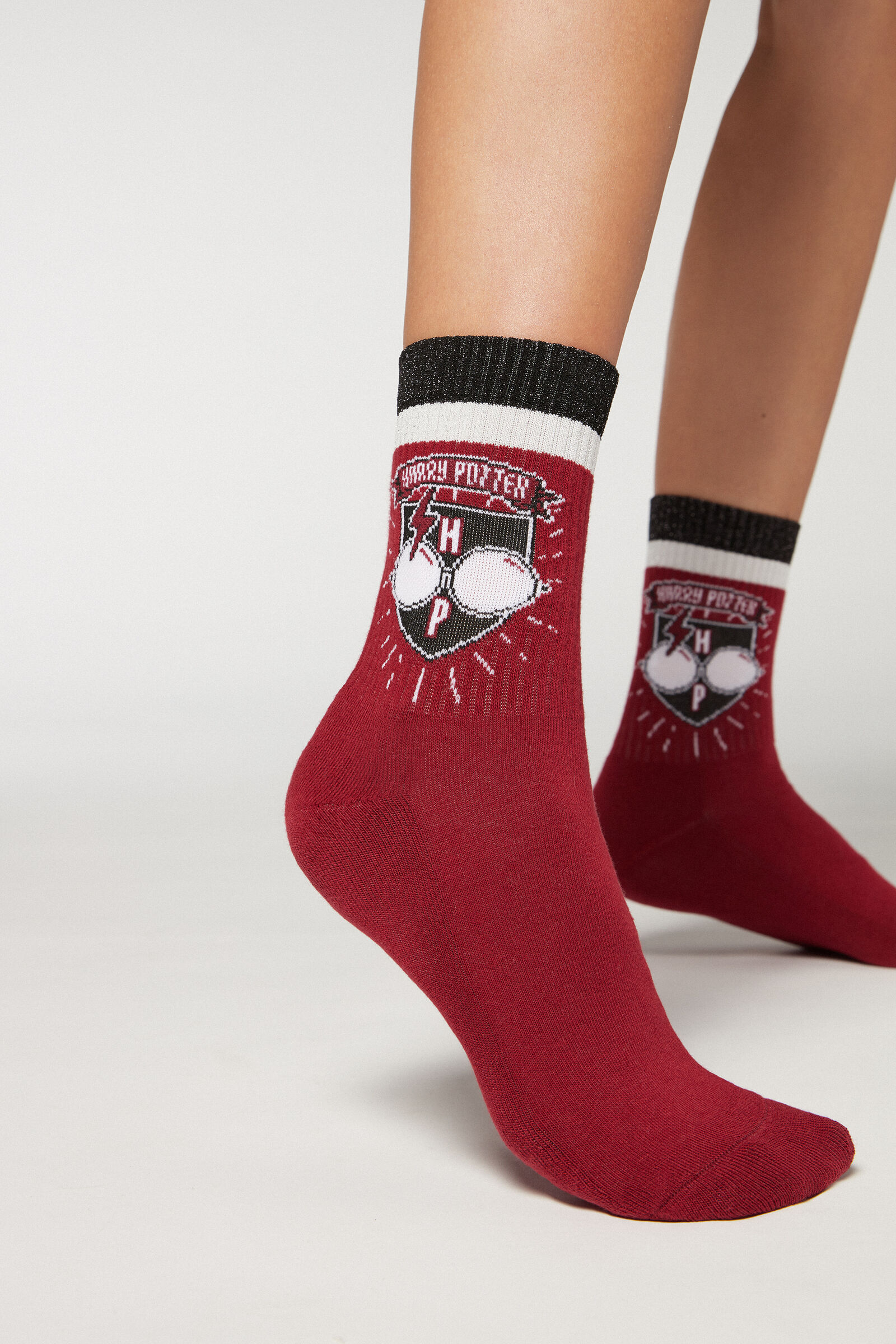 meias curtas harry potter sport - vermelho
