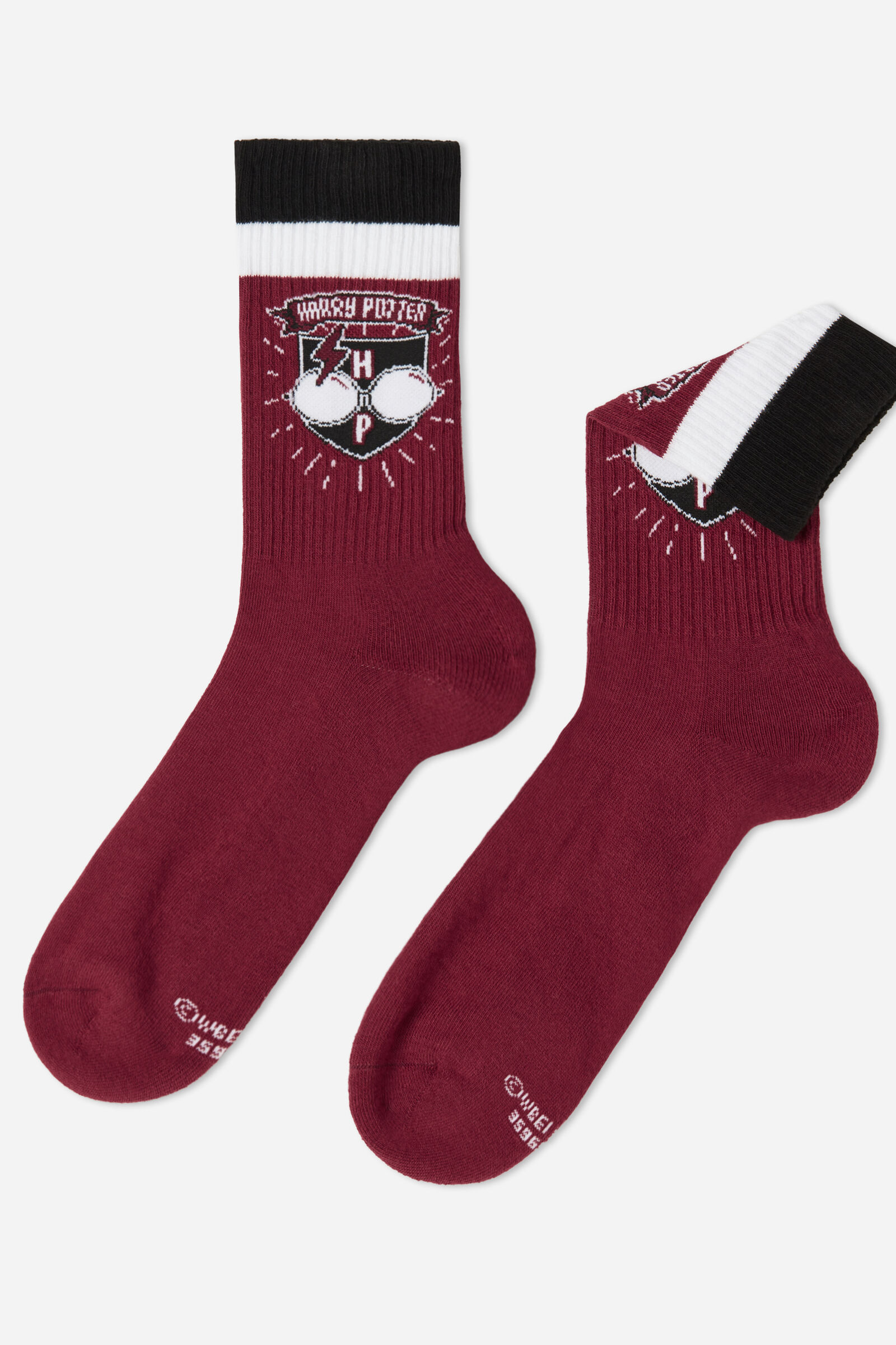 meias curtas sport harry potter para homem - vermelho