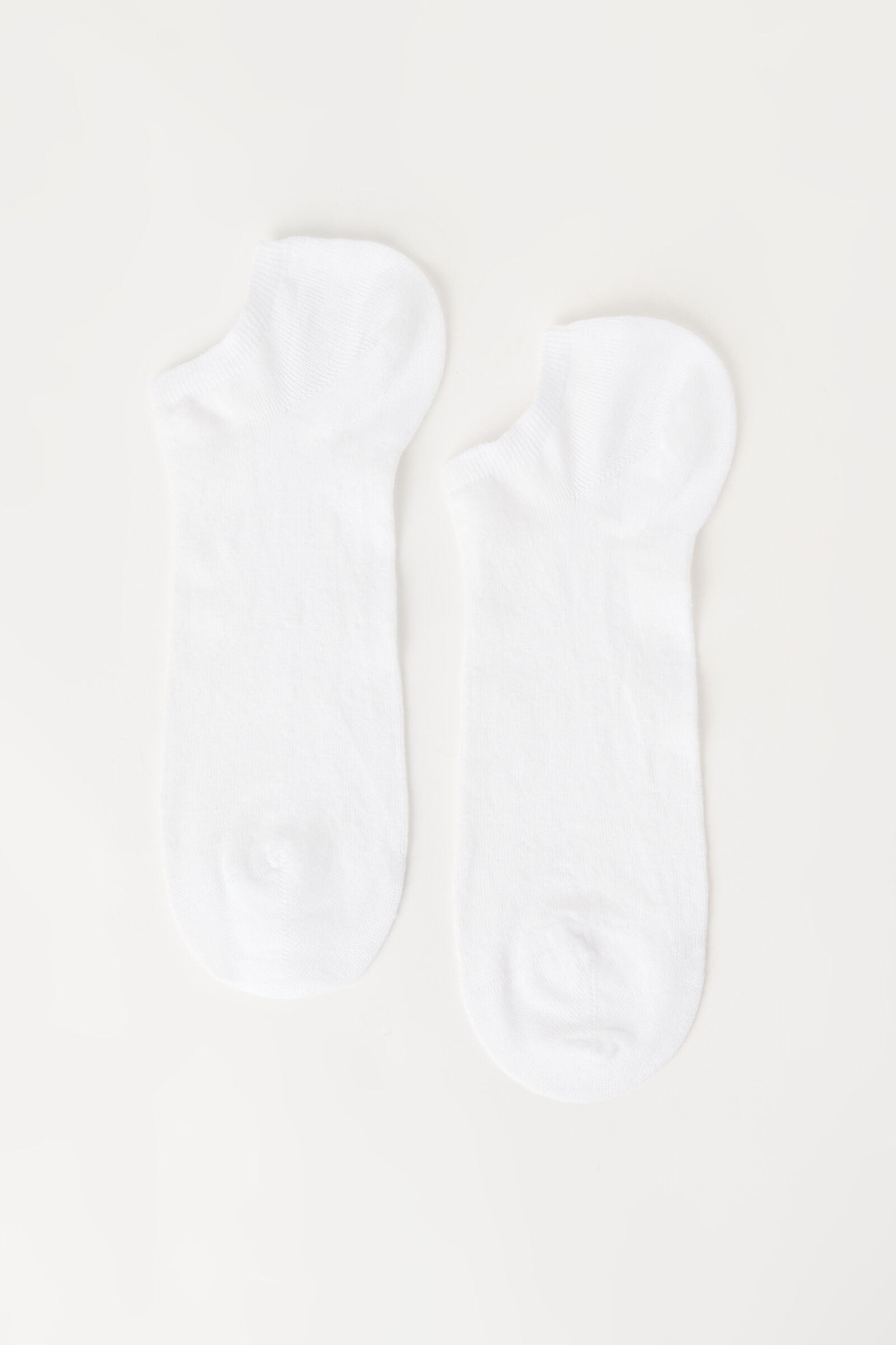 meia soquete em algodão e linho - branco
