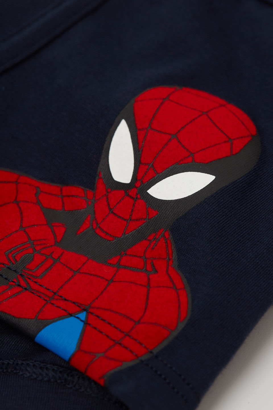 cueca boxer homem-aranha em algodão infantil - azul