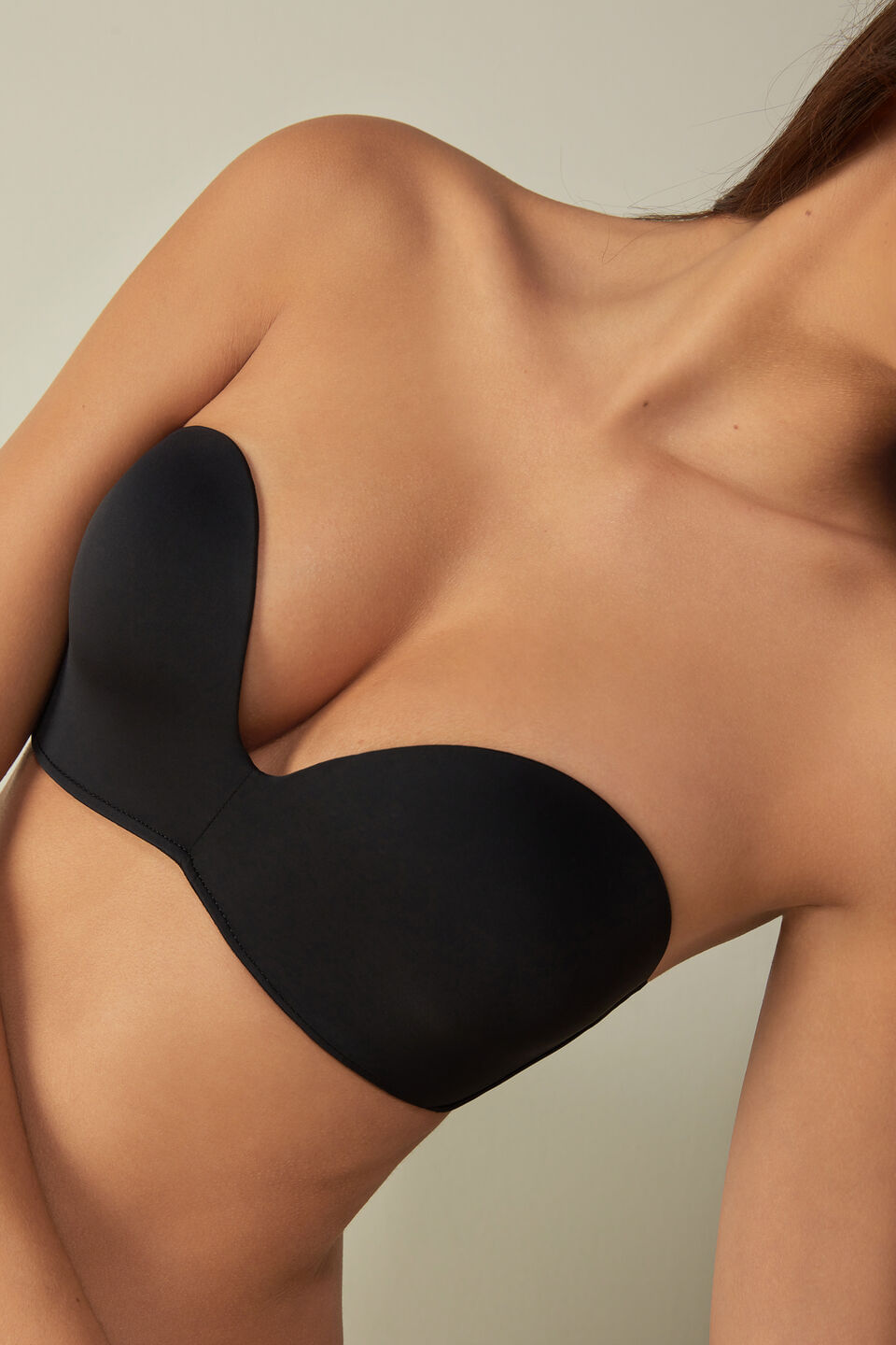 sutiã laura tomara-que-caia em microfibra - preto