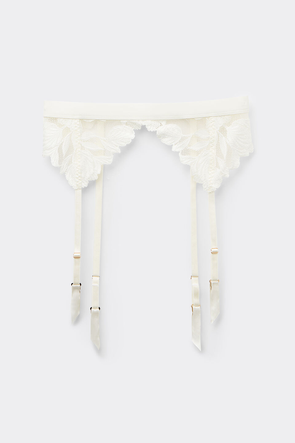 cinta liga all about flowers - marfim