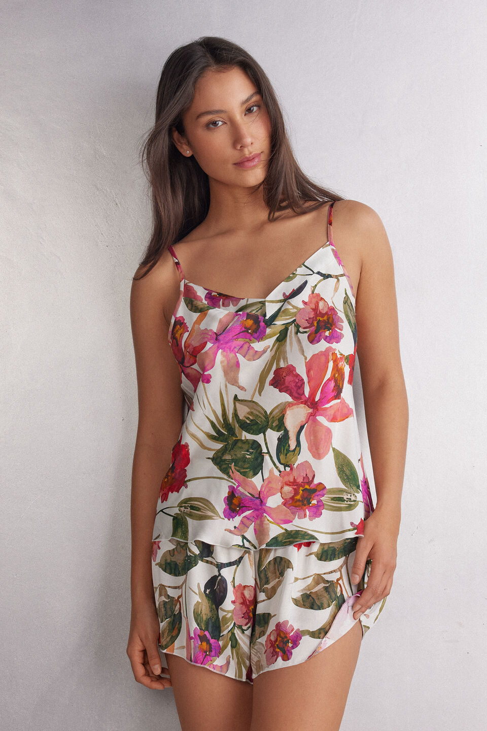 regata em viscose imaginary journey - branco