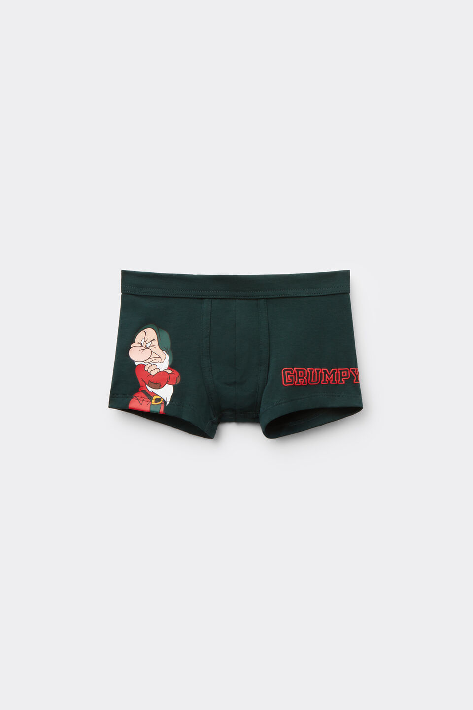 cueca boxer infantil disney zangado em algodão supima - verde