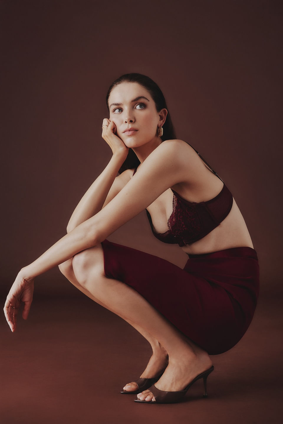 sutiã balconette carioca la vie en rose - bordô