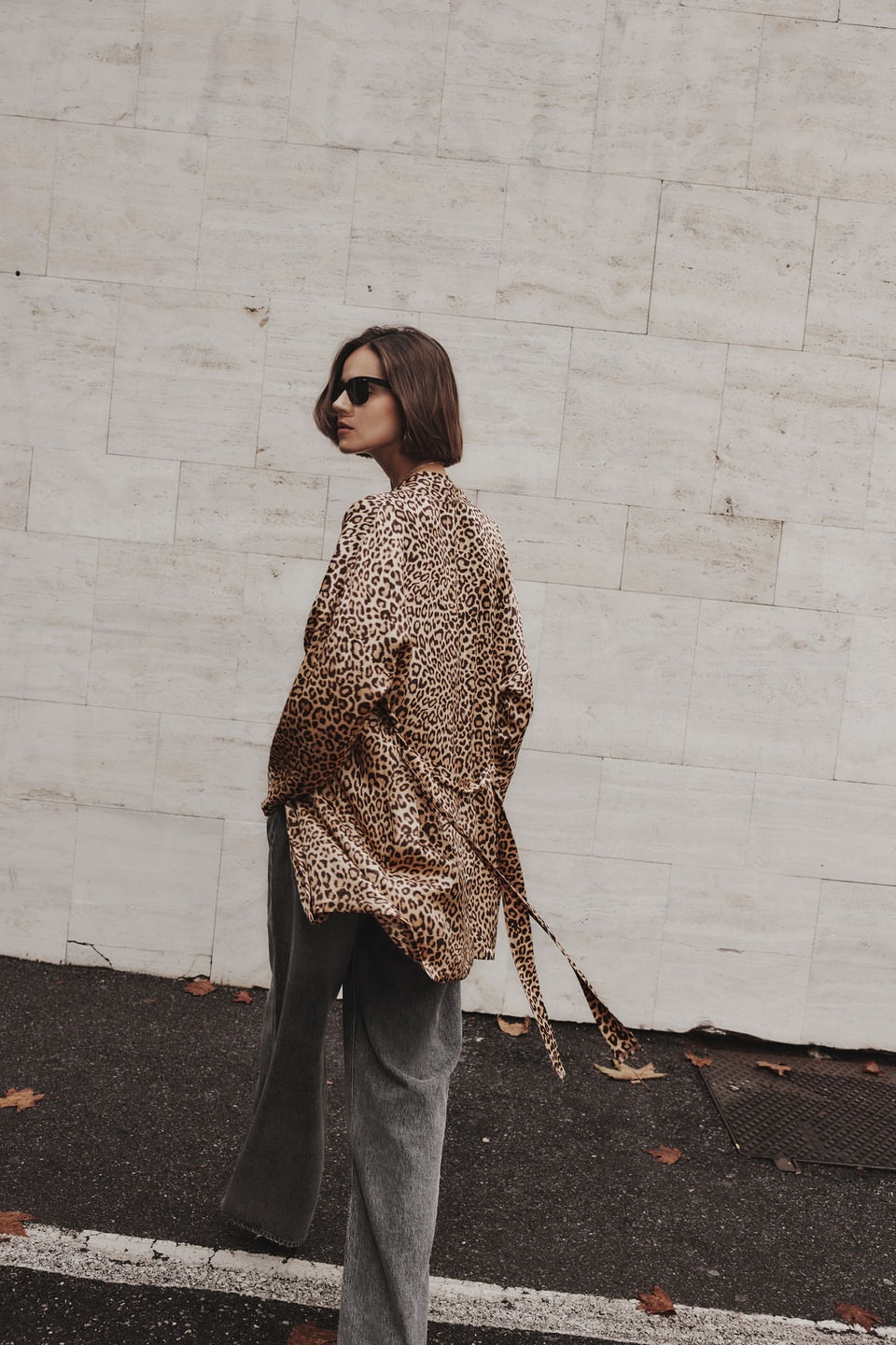 robe em viscose pretty savage - marrom