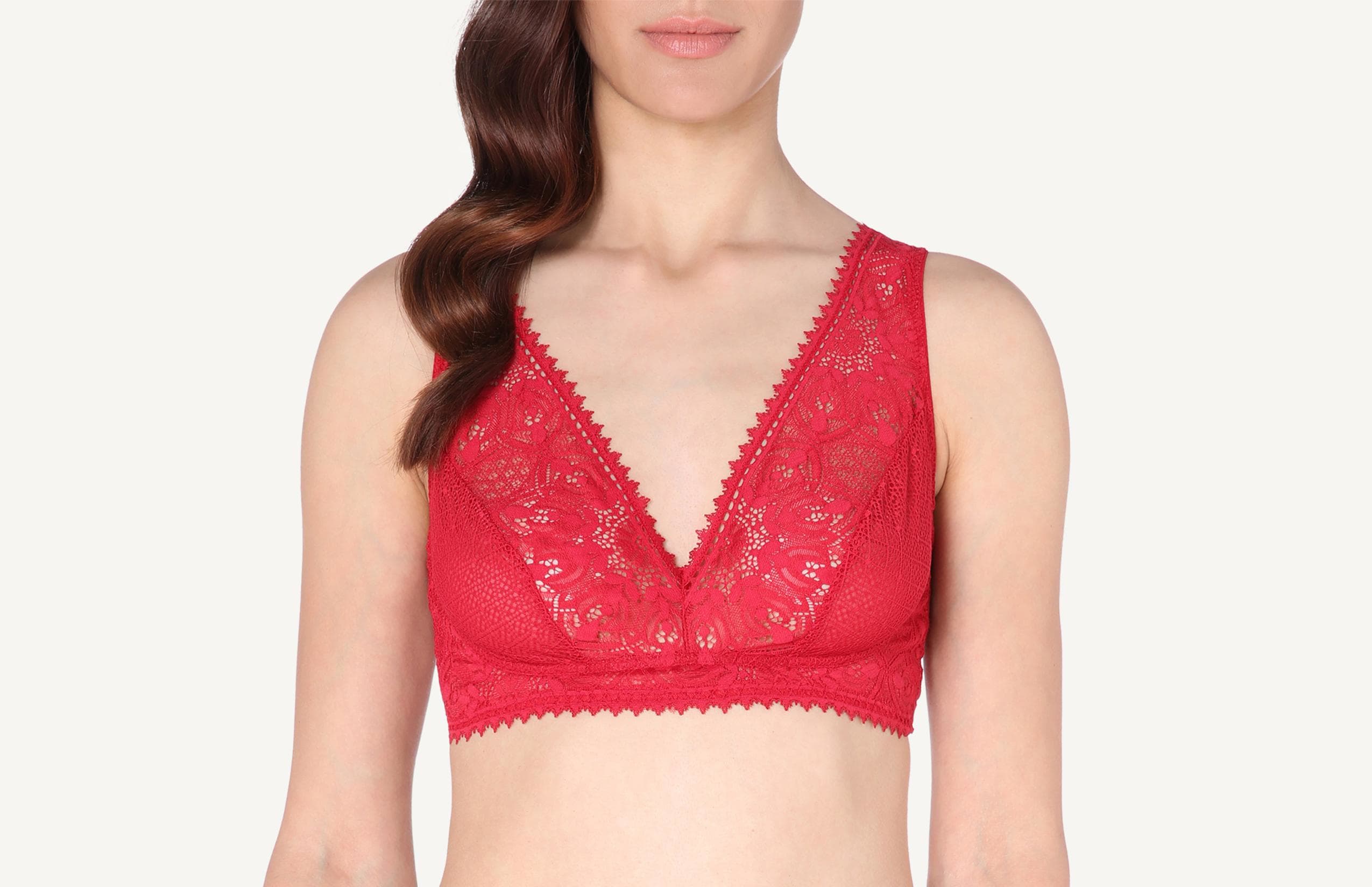 sutiã balconet stefania kissable x-mas - vermelho