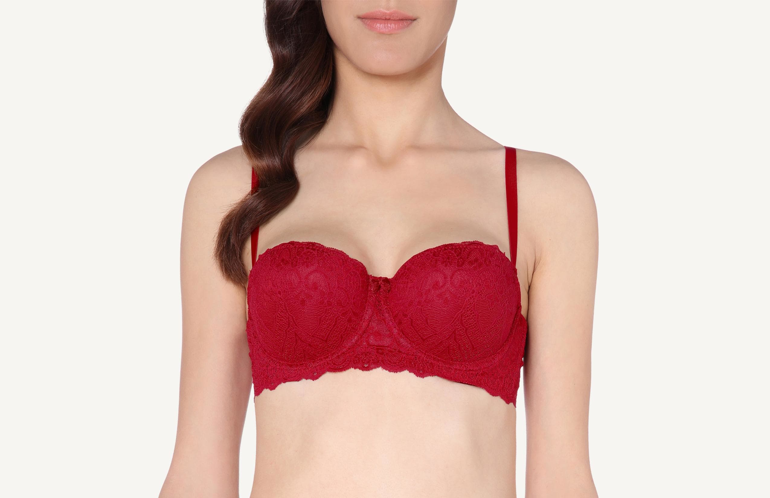 sutia balconet jessica em renda - vermelho