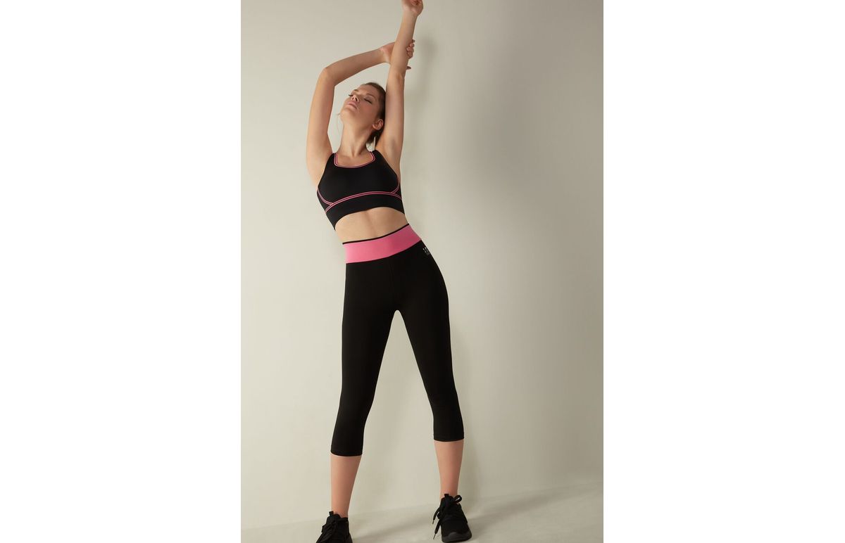 Calça Legging Capri In Action em Algodão Orgânico AI001C intimissimi