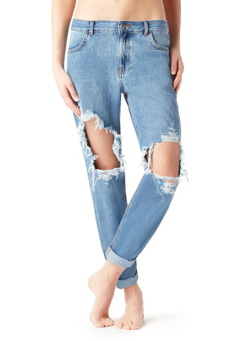 Calca Jeans Destroyed Modp0760 Calzedonia