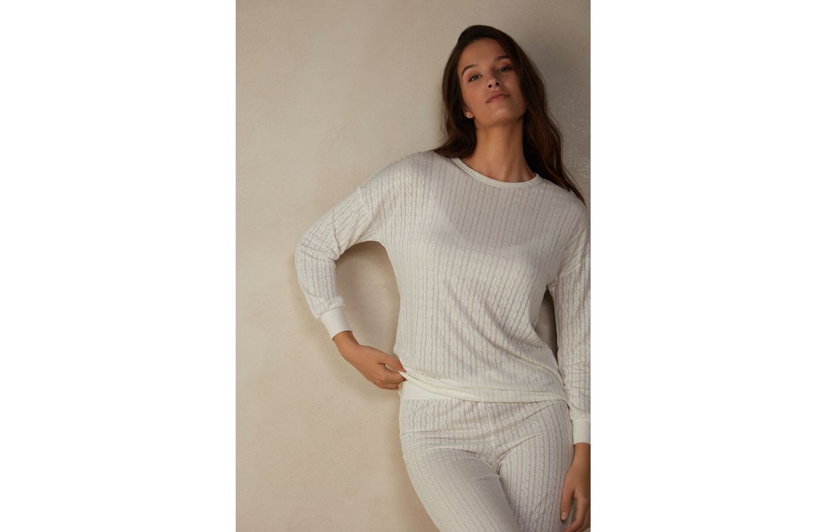 Blusa Manga Comprida Timeless Heritage – Marfim