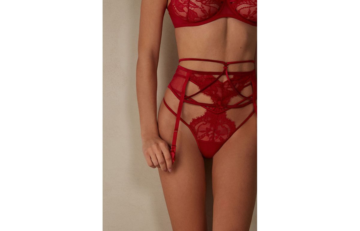 Cinta Liga Undress To Impress – Vermelho