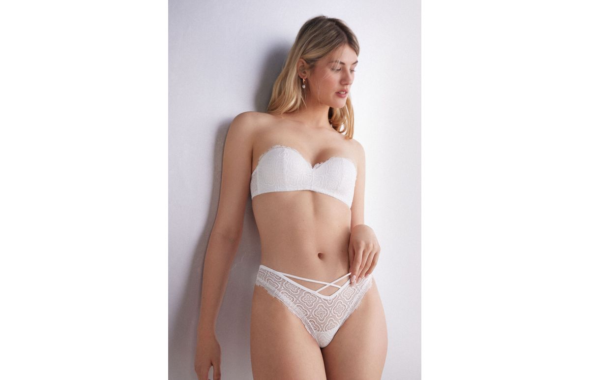 Calcinha Brasileira Folk & Delicious – Branco