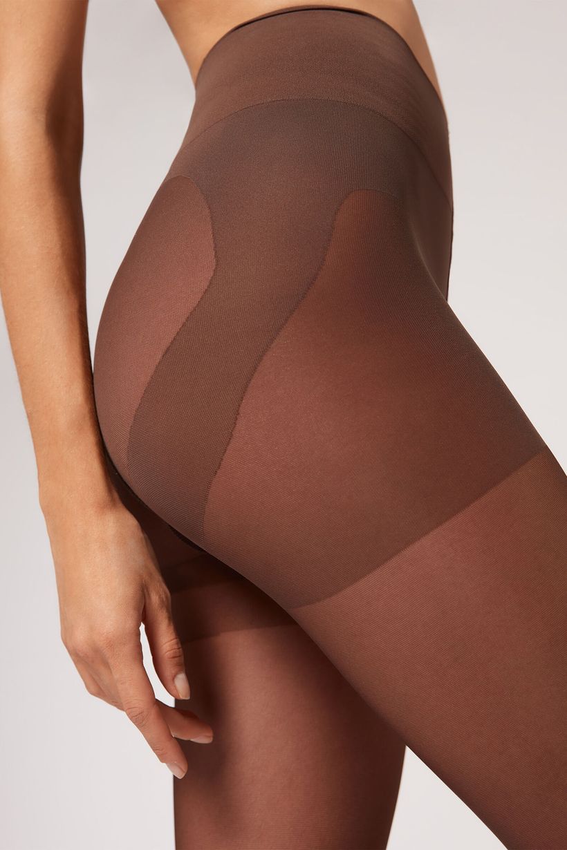 Collants Transparentes 30 Den Modeladores Abdómen e Glúteos - Calzedonia